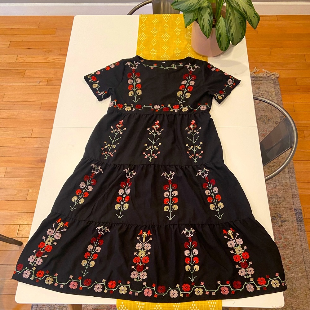 Embroidered dress